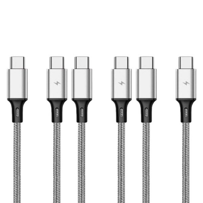 헬로젬 C to C PD 고속 충전 케이블 60W 60cm 1.2m 2m 3종 세트 헬로젬 C to C PD 고속 충전 케이블 60W 60cm 1.2m 2m 3종 세트