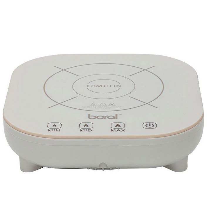 보랄 캠션 미니 인덕션 1구 WHITE, HNZJV330TDC, 일반형 보랄 캠션 미니 인덕션 1구 WHITE, HNZJV330TDC, 일반형