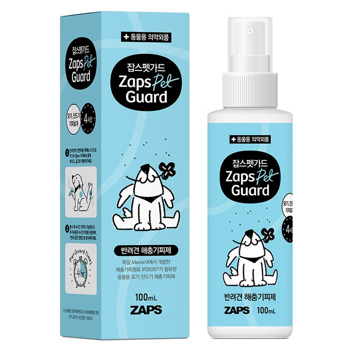 잡스 펫가드 기피제, 혼합색상, 100ml, 1개