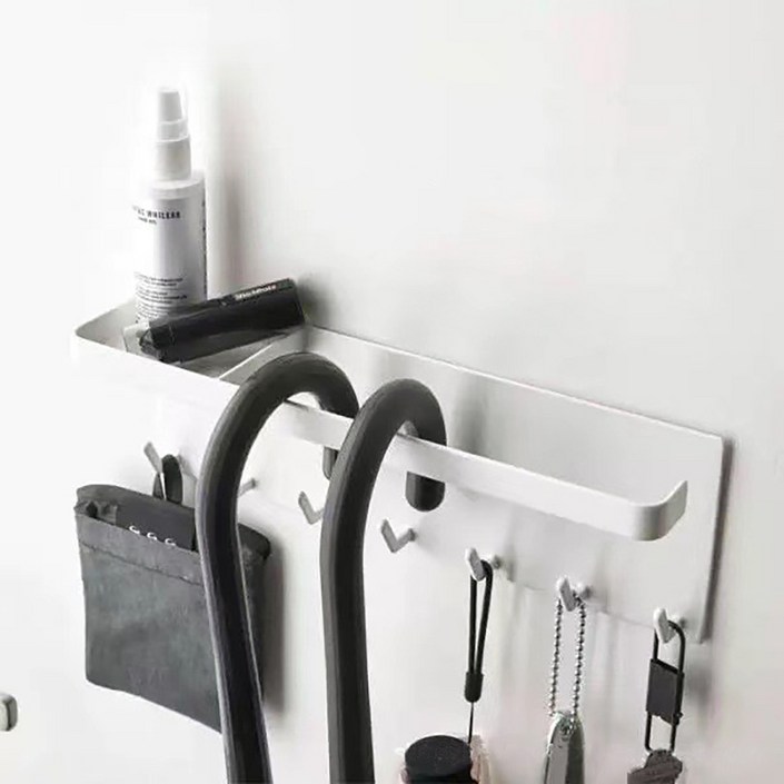 비바 베이직 마그네틱 멀티 우산 꽂이, 1개, 화이트