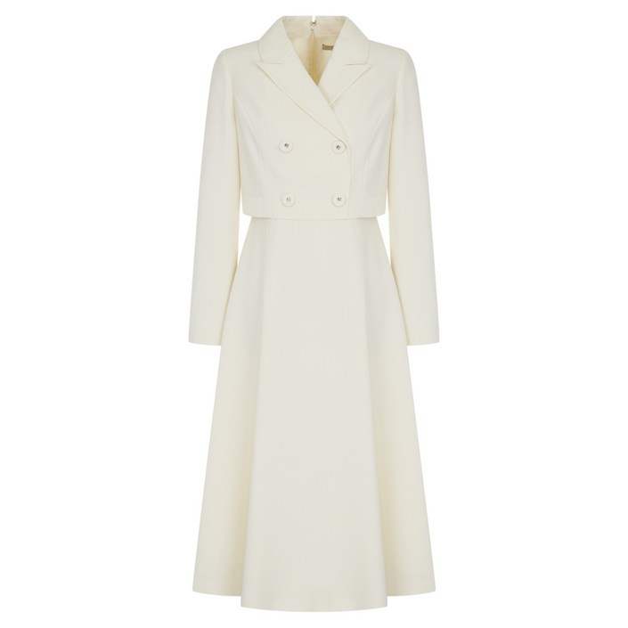 케네스레이디 라레클 더블버튼 플레어 원피스