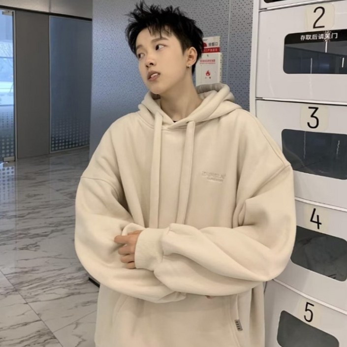 제이티엘 남성용헤비캐주얼박시후드티