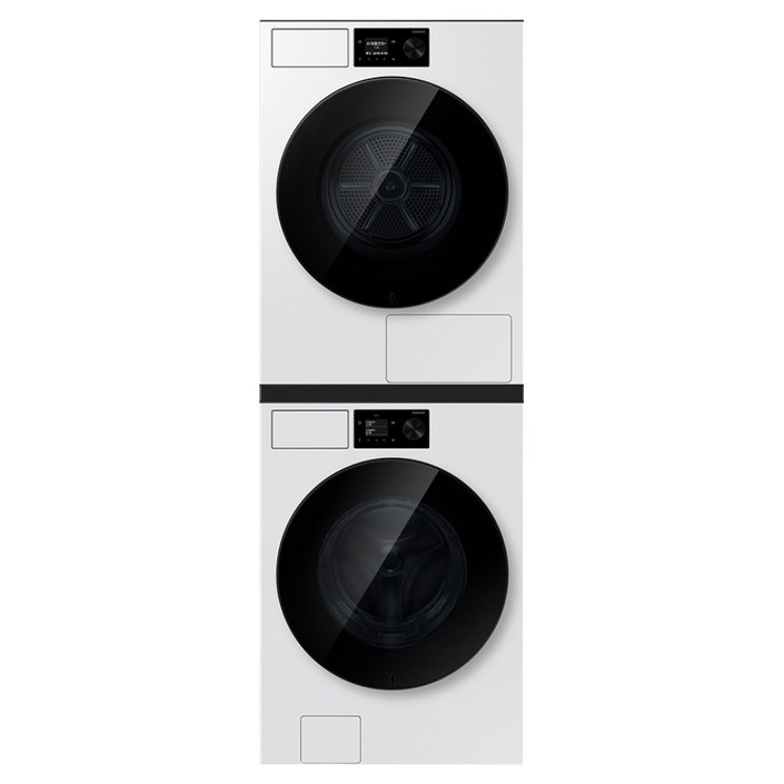 삼성전자 Bespoke AI 세탁기 + 건조기 + 상단설치키트 세트 21kg + 20kg 방문설치