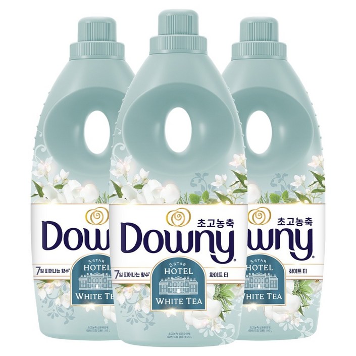 다우니 7일향수 초고농축 섬유유연제 화이트티 본품