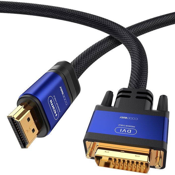 코드웨이 HDMI to DVI-D 케이블 FHD 4K60Hz 20240419