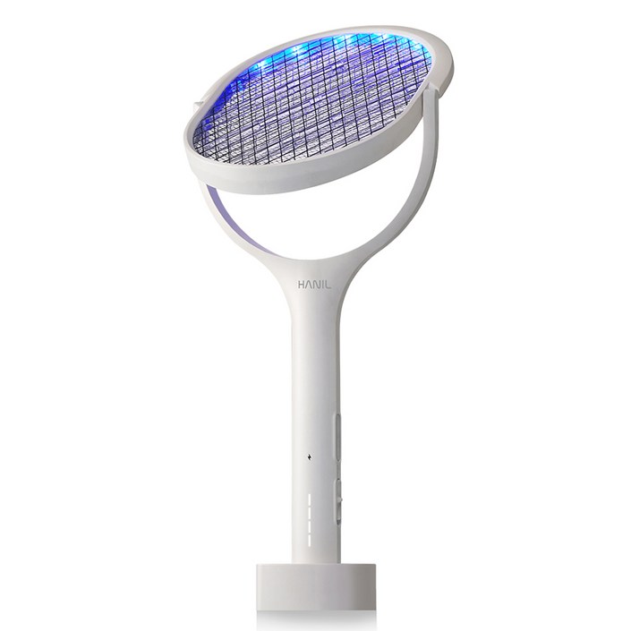 한일전기 LED 회전형 원버튼 시그니처 전기모기채 V2
