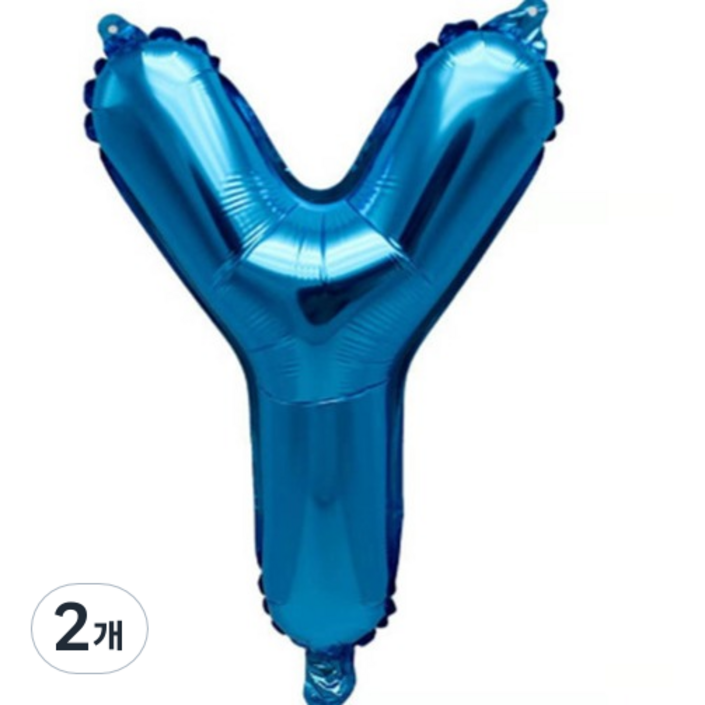 팡파티 레터링 알파벳 풍선 Y 40cm