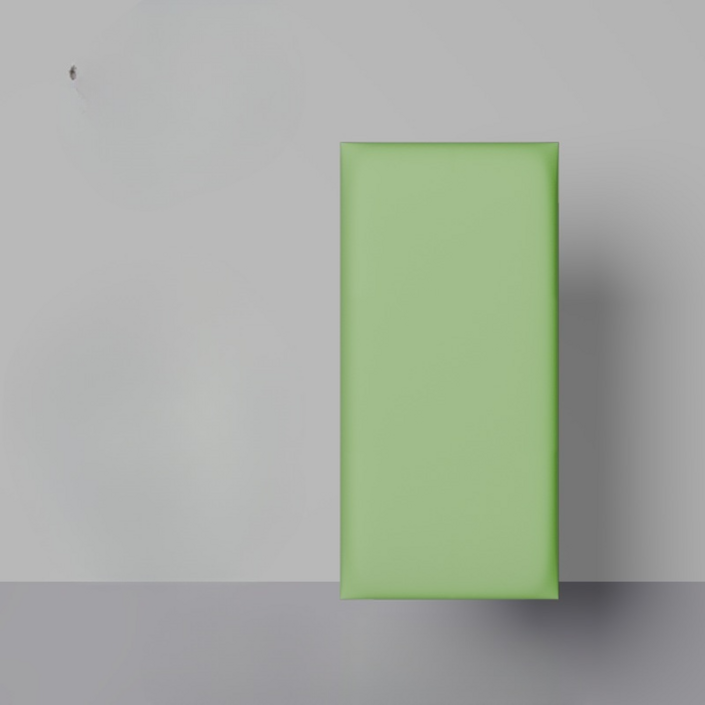 미소로운 쿠션 벽매트, 그린