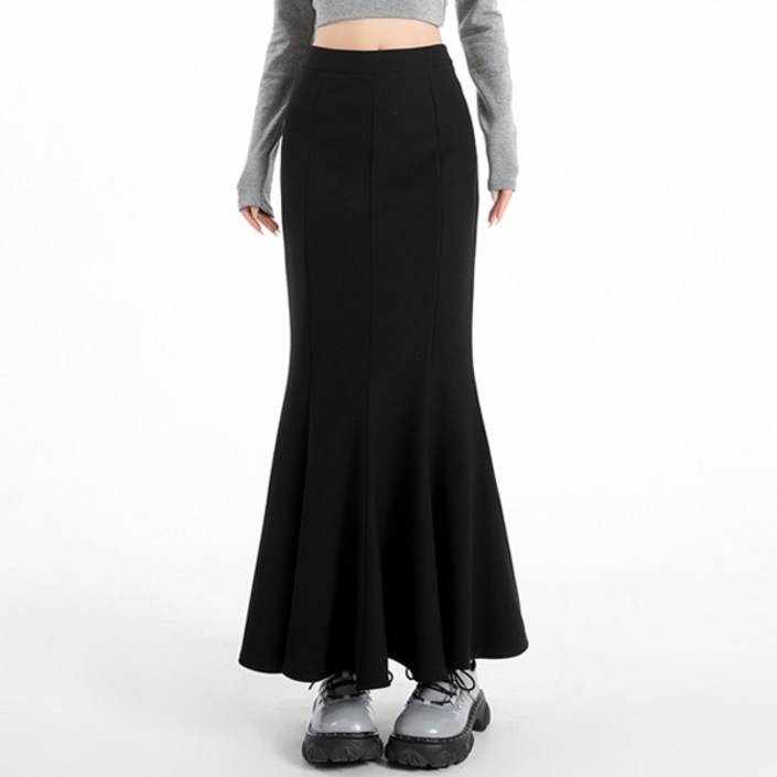 루나걸 여성용 모달라인 머메이드 스커트 L26SPSK012713