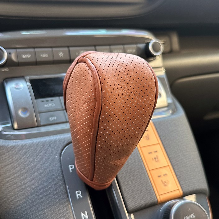 카템 자동차 오토 스틱 기어봉 노브 커버 CT271, 컨텐츠 참조, 브라운