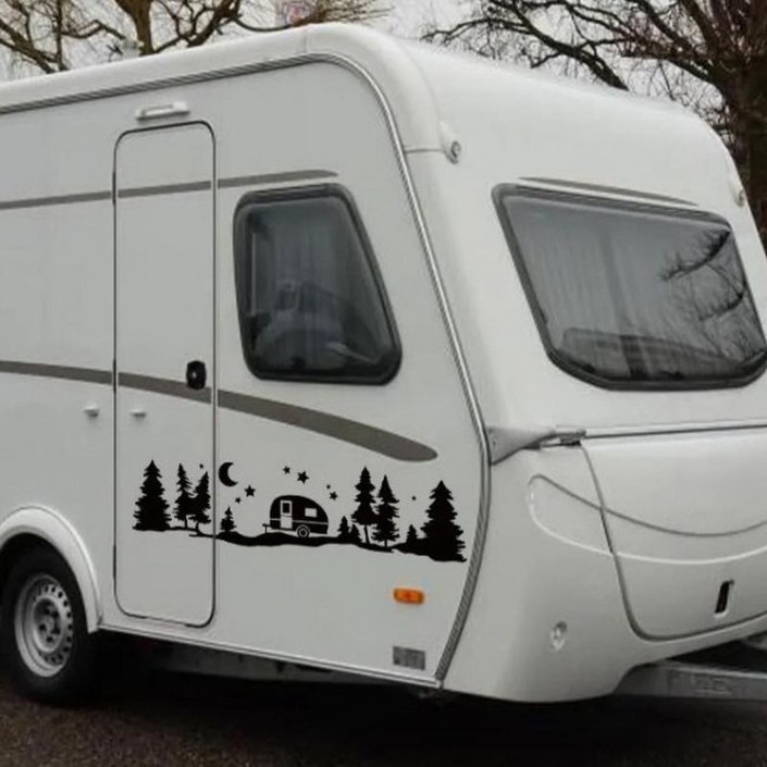 캠핑카 꾸미기 스티커 카라반 데칼 차박, 상세페이지 참조, 1개
