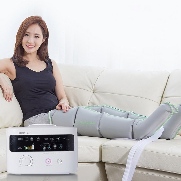 닥터라이프 공기압 4구 일반형커프 다리 발 종아리마사지 다리SET