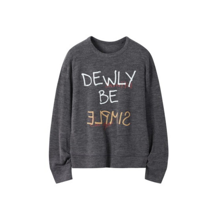 울 블렌드 레터링 티셔츠 D244MSM049 2970604