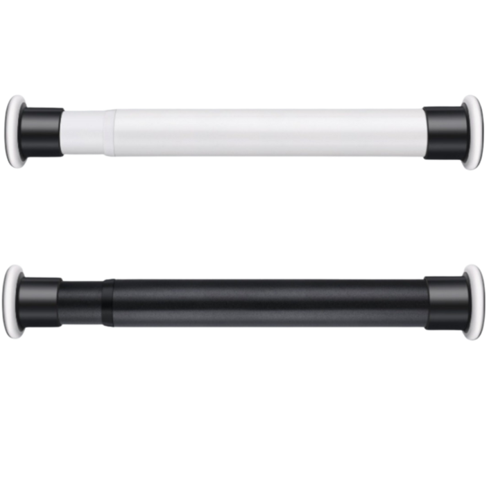 라이프앤컴 초강력 압축봉 커튼봉 460cm까지, 화이트