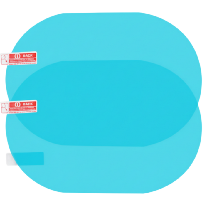 미라클다인 자동차 사이드미러 창문 백미러 김서림 방지 방수 필름, 1세트, 사이드미러필름