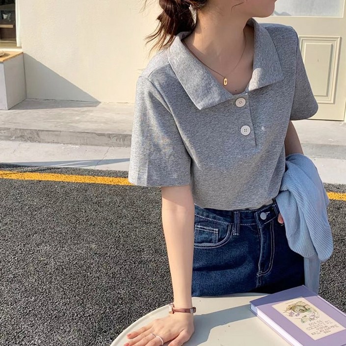 메이킹유 반팔티 카라넥 탑 데일리 루즈핏 93936펜지카라티 메이킹유 반팔티 카라넥 탑 데일리 루즈핏 93936펜지카라티