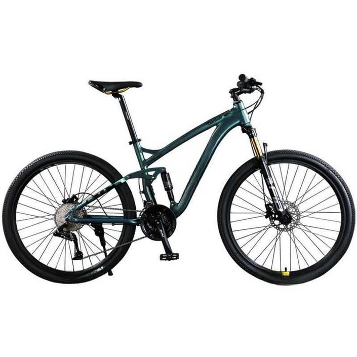 자전거 MTB자전거 기계식 27단 팻바이크 출퇴근 에픽, 오렌지 27단 27.5인치