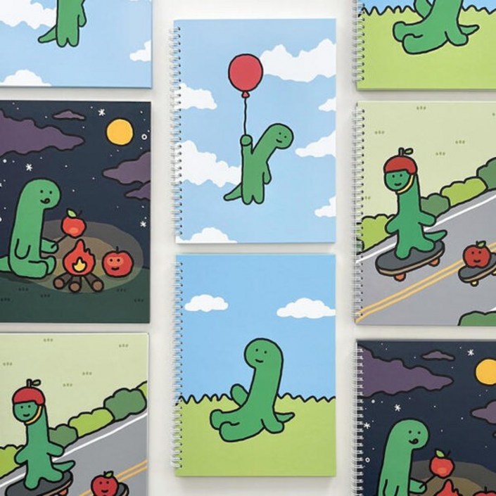 아트박스조구만 라인 스프링 노트