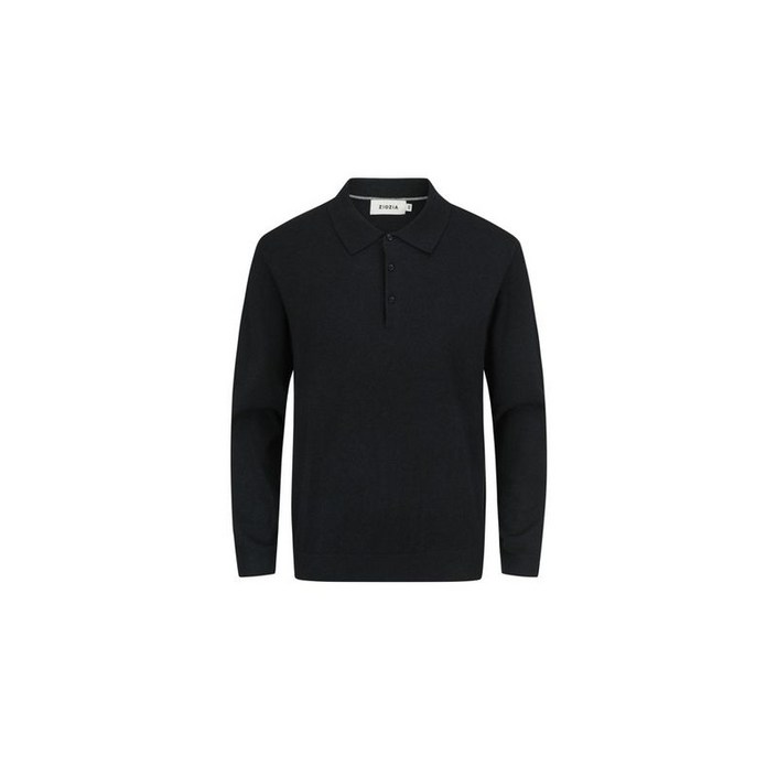 지오지아 남성 워셔블 울 블렌디드 카라 스웨터 ABG1ET1101DGN