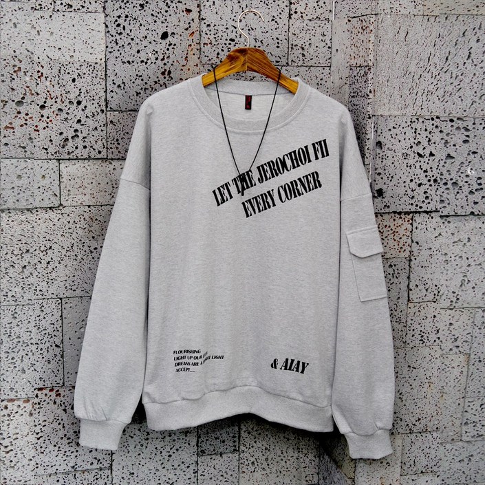 아이야/맨투맨/오버핏/특양면/기모 [맨투맨] CORNER