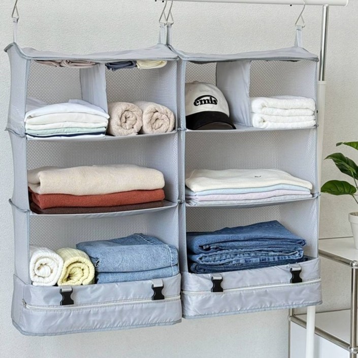 걸어쓰는 여행용 옷장 걸이형 캐리어 정리백 파우치