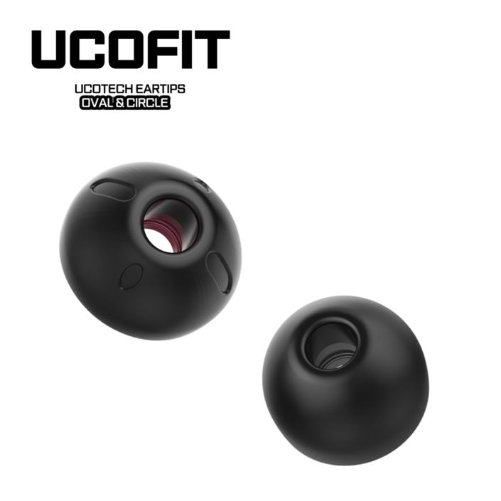 UCOTECH 유코텍 UCOFIT 유코핏 이어폰 이어팁원형2쌍타원형1쌍
