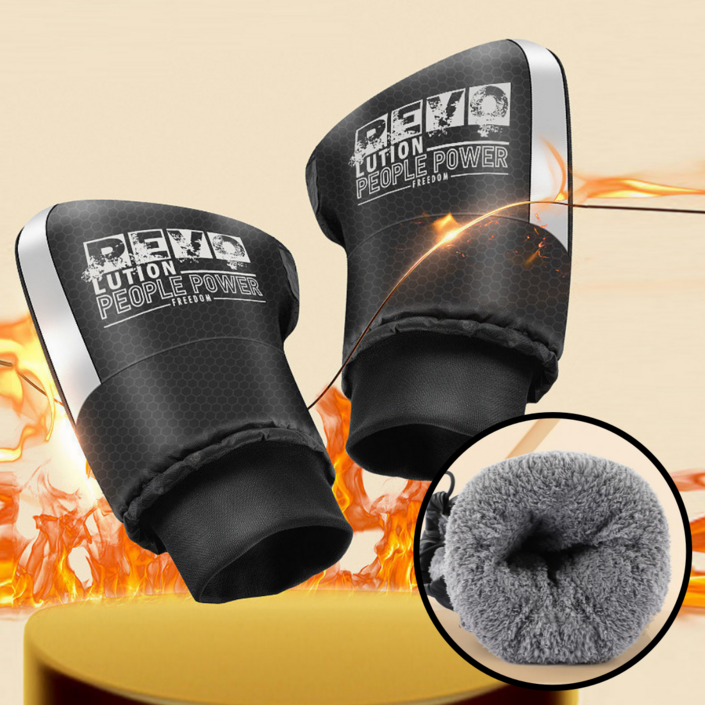 초따뜻한 방풍 방수 겨울 보온 오토바이 자전거 핸들 토시 방한장갑