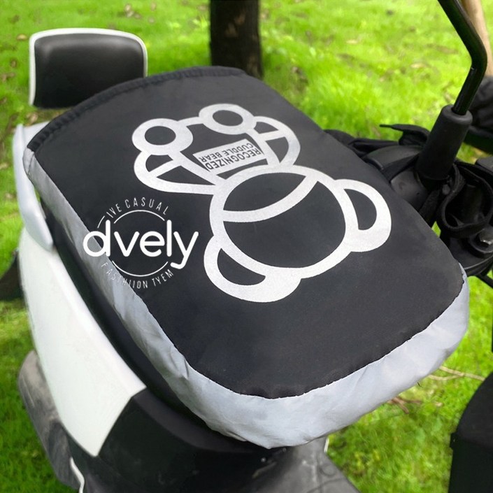 [D블리] 리코베어 킥보드 전기자전거 스쿠터 작은 미니 가죽 방한커버 핸들토시 핸드머프 방한토시 방한장갑 털장갑