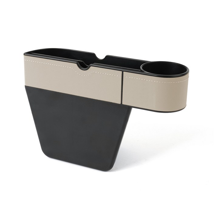 크레이지몬스터 담다 사이드포켓 틈새 수납함 운전석 조수석 정리함, 코튼 베이지1P, 1개