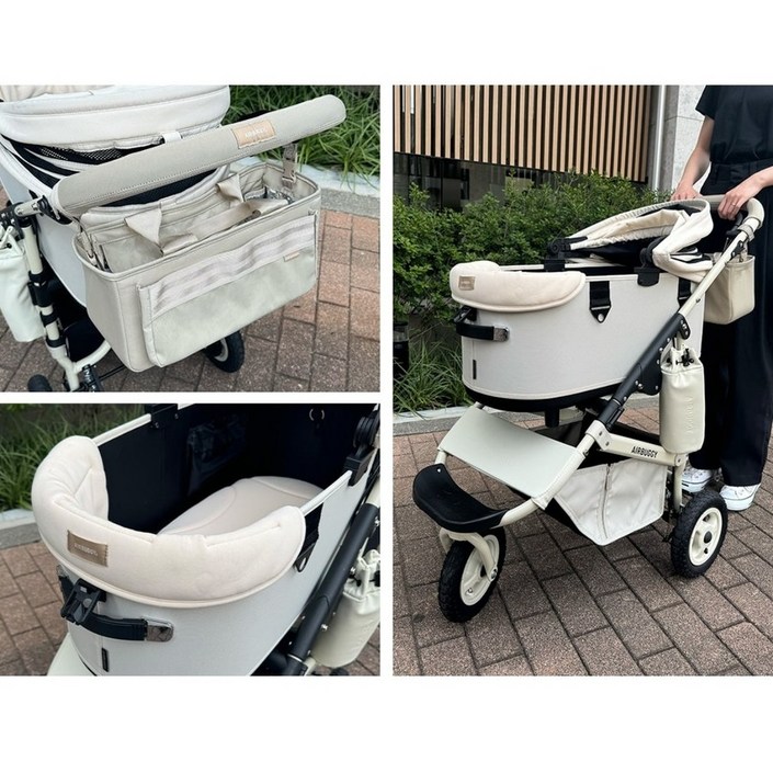 에어버기 돔3 프리미어 아이보리 화이트 악세서리 패키지 AIRBUGGY 일본 직영점 출하