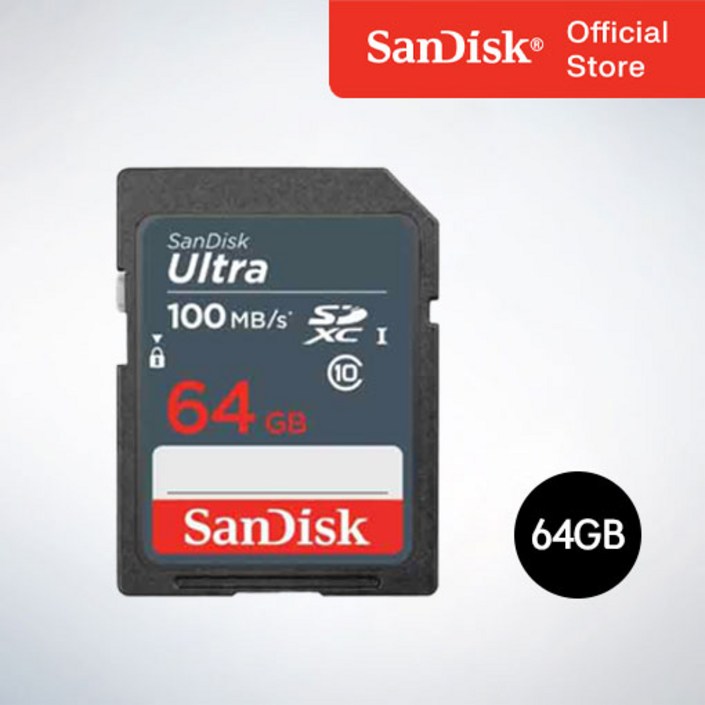 샌디스크코리아 공식인증정품 SD메모리카드 SDXC ULTRA 울트라 DUNR 64GB 샌디스크코리아 공식인증정품 SD메모리카드 SDXC ULTRA 울트라 DUNR 64GB