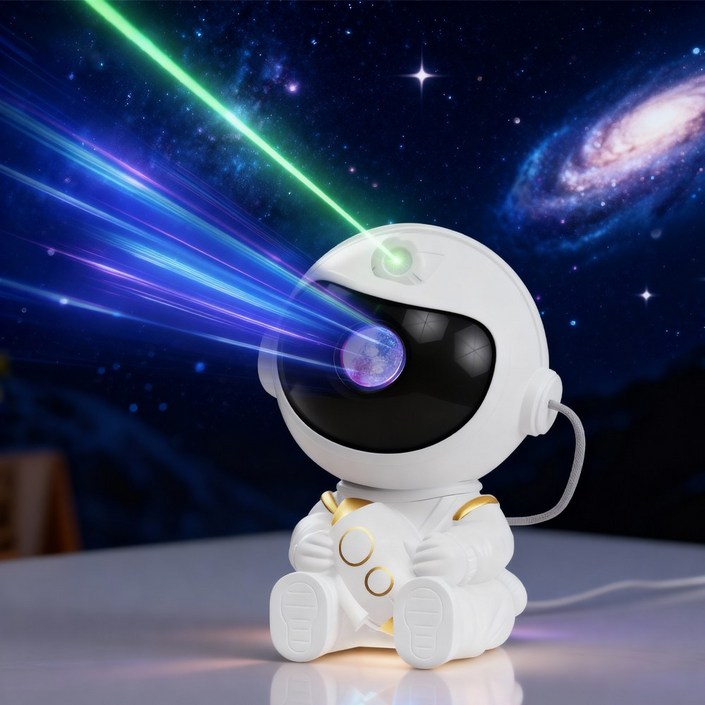 YOPENCE 우주인 오로라 무드등 은하수 별빛 투영등