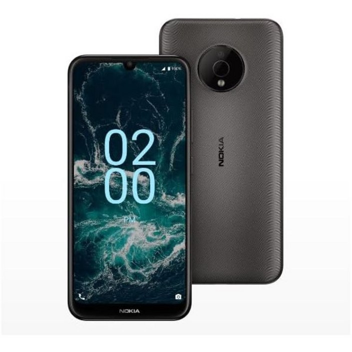 노키아 스트레이트 토크 잠금형 C200 N151DL 32GB 저장공간 + 3GB RAM 6.1인치 HD+ 디스플레이 블랙(리뉴얼)
