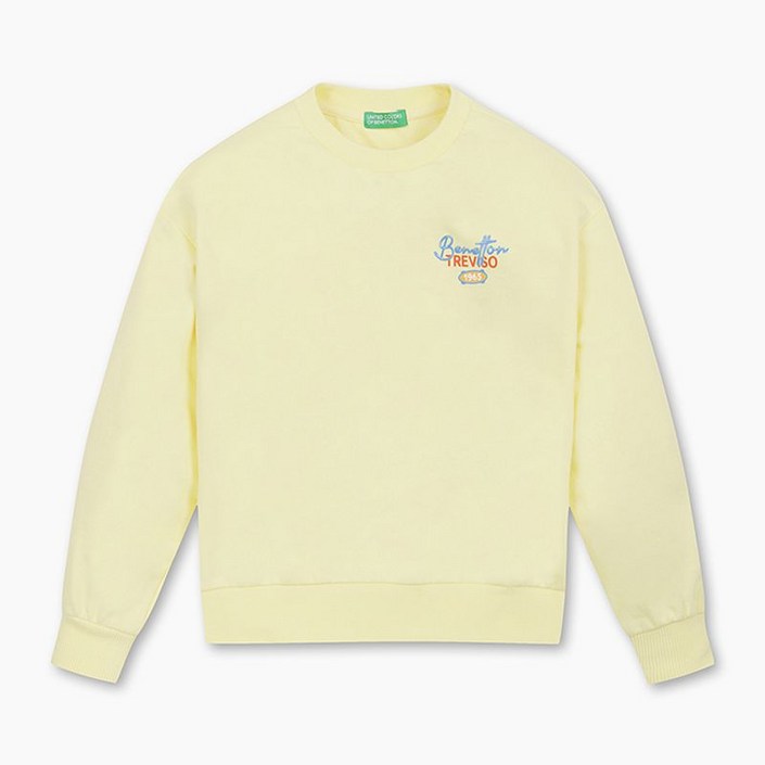 [베네통키즈(공식)] 로고플레이 맨투맨_QAMT10511YE