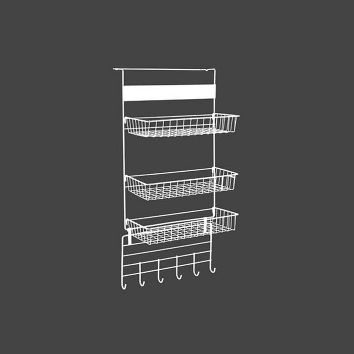 냉장고 사이드랙 선반 무타공 철제 양념선반 틈새 거치대