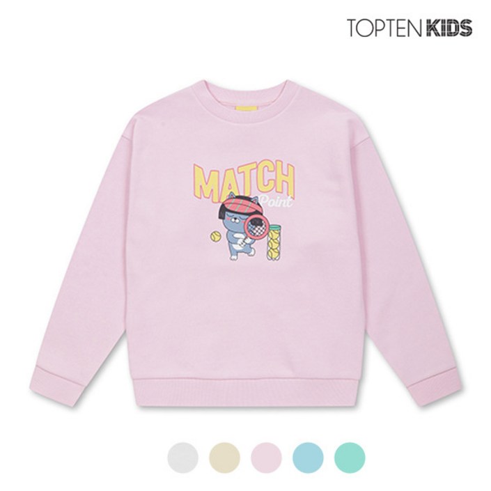 탑텐키즈 탑텐키즈  공용 카카오프렌즈 콜라보 맨투맨_MKC1TR3801