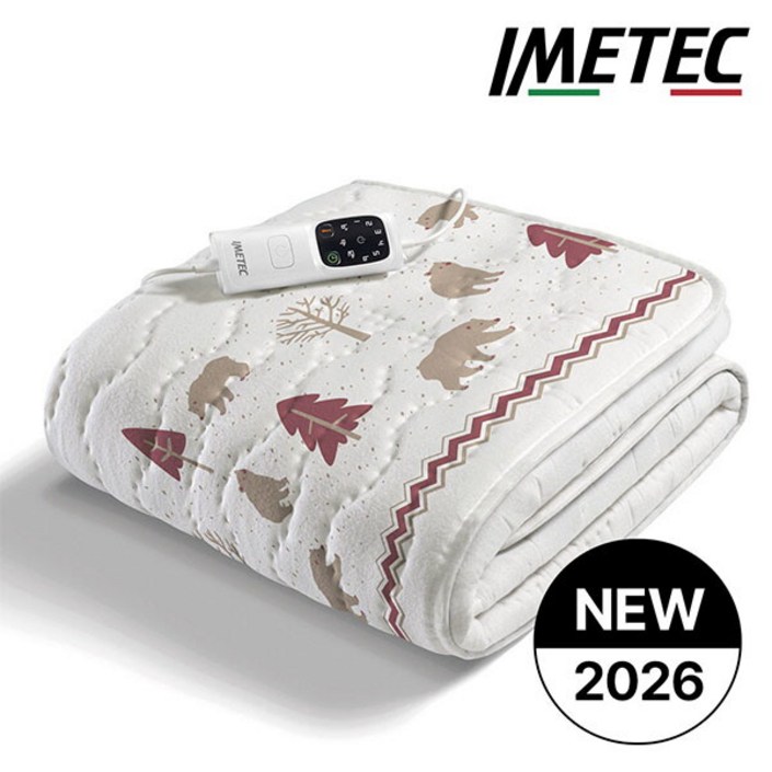 이메텍 당일출고25년형 프리미엄 스마트 순면 전기요 IMD015A 싱글