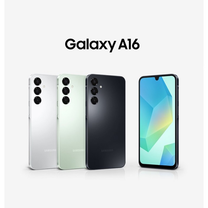삼성전자 정품 갤럭시A16 128GB 색상 블랙, 네이비, 그린, 블랙,그레이, 128GB