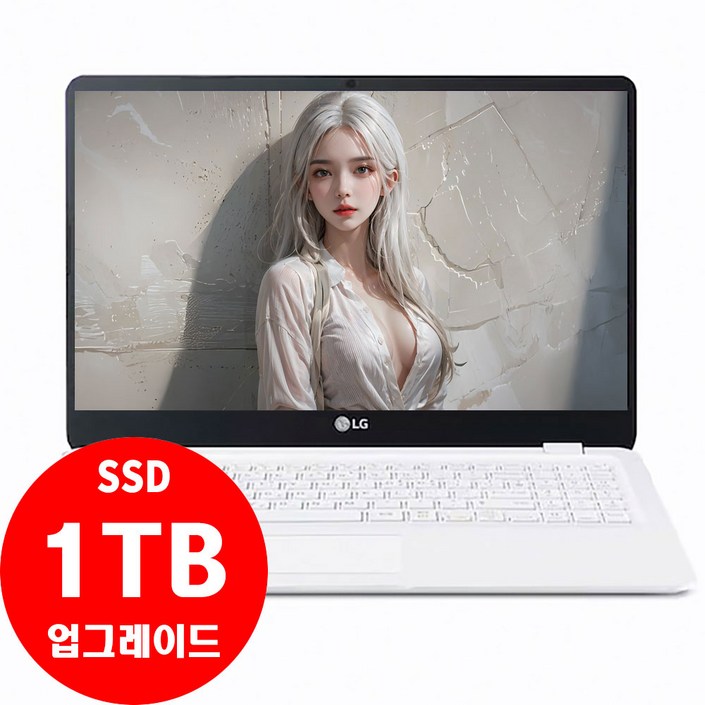 LG전자 울트라PC 15U590 FHD 15인치 i58265UDDR4 메모리초고속 SSDUHD620Win10 SSD 1TB 업그레이드, 화이트, 15U590, 코어i5, 512GB, 16GB, WIN10