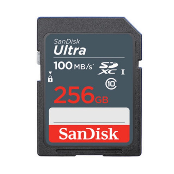 샌디스크코리아 공식인증정품 SD메모리카드 SDXC ULTRA 울트라 DUNR 256GB