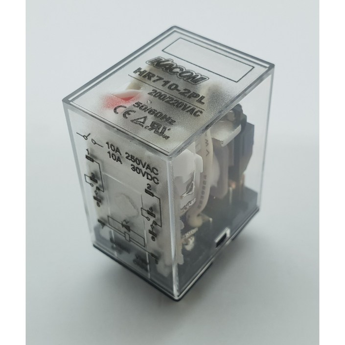 HR710-2PL KACON LY2 8핀 AC220V, DC12V,DC24V 릴레이 LED릴레이, 1개