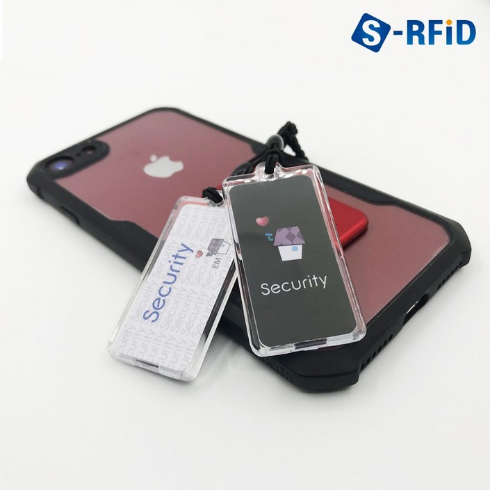현승 RFID태그 RF 카드 키 보조키 아파트출입키 도어락키 아크릴 태그, 1개, EM 아크릴 고리형 태그No.103T