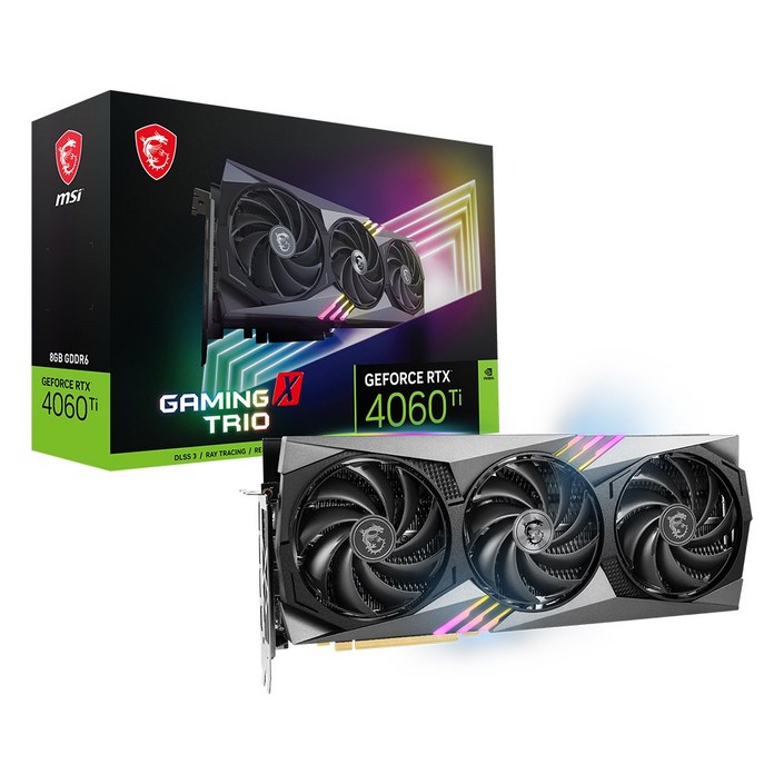 MSI GeForce RTX 4060 Ti GAMING X TRIO D6 8GB 7360282726