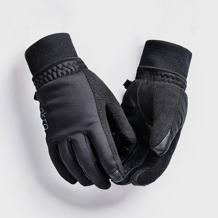 [AKRO] 아크로 프리미엄 방한장갑 고성능 기모 겨울장갑 충격흡수 스마트폰터치 가능, 1개