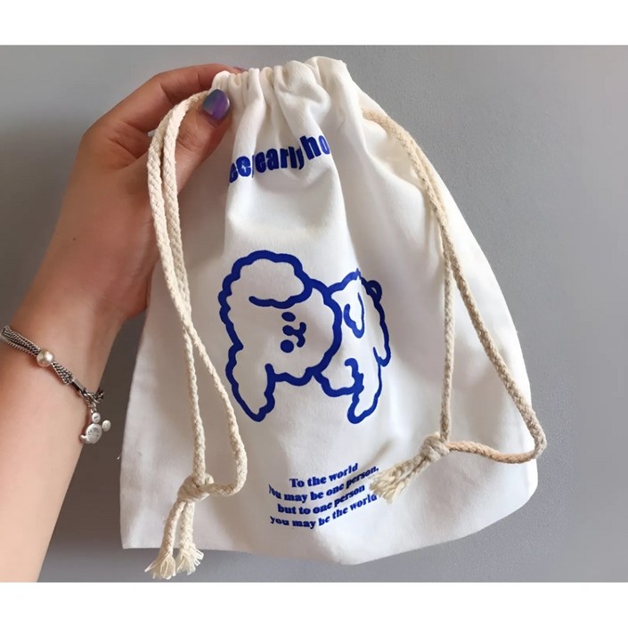 쥬쥬 스트레칭 댕댕이 미니 복조리 파우치