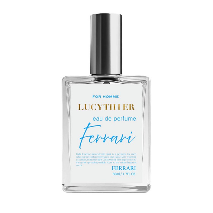 루시띠에르 프리미엄 향 20이상 오데 퍼퓸 페라리향, 1개, 50ml 루시띠에르 프리미엄 향 20이상 오데 퍼퓸 페라리향, 1개, 50ml