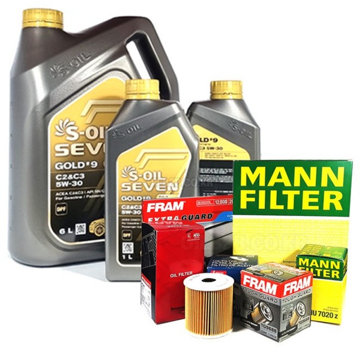 쉐보레 익스프레스밴 2세대 0320년 5.36.0 5W30 엔진오일 교환 세트6L