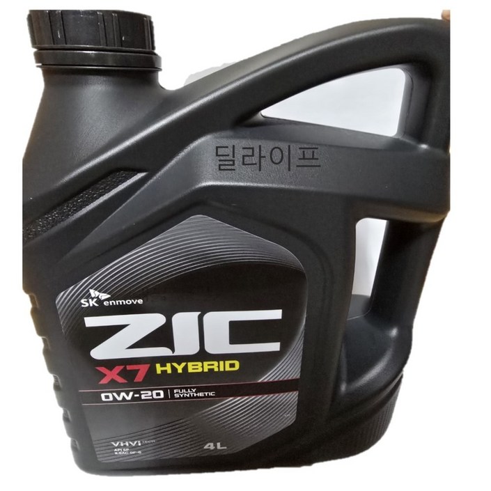 ZIC X7 HYBRID 0W20 4L 하이브리드 엔진오일 ZIC X7 HYBRID 0W20 4L 하이브리드 엔진오일