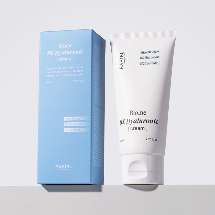 라비엘 바이옴 8X 히알루론산 수분 크림, 80ml, 4개 라비엘 바이옴 8X 히알루론산 수분 크림, 80ml, 4개