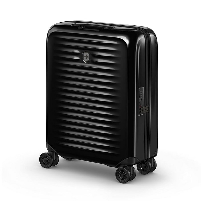 빅토리녹스 Airox 에어록스 글로벌 캐리온 초경량 캐리어 여행용 가방 이동가방 여행 출장 기내 반입 비즈니스 저소음 듀얼 캐스터 휠 버터플라이 개폐 지퍼식 33L 블랙  6124
